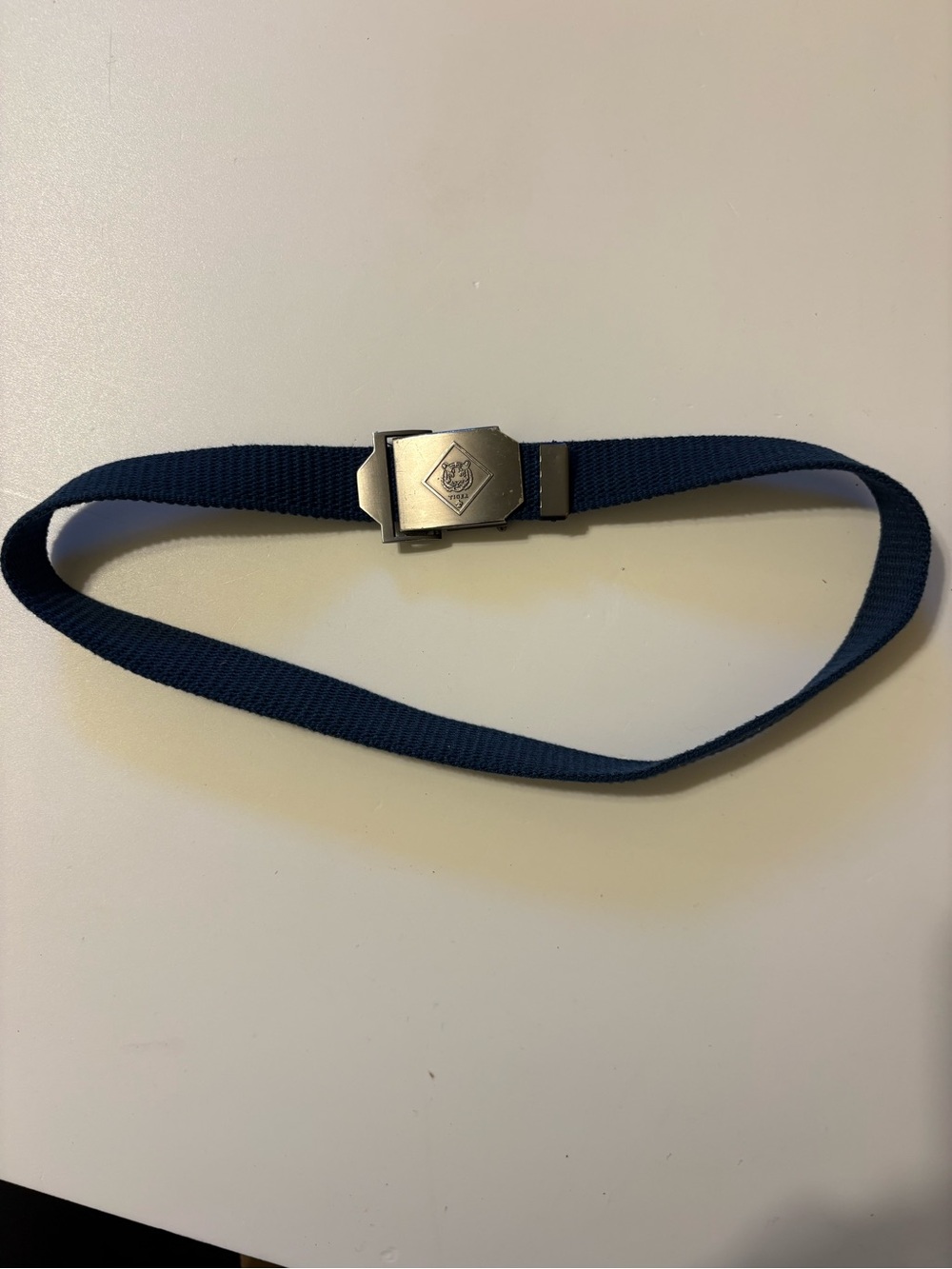 Boy Scouts Tiger scout Webbing Belt with Silver Buckle